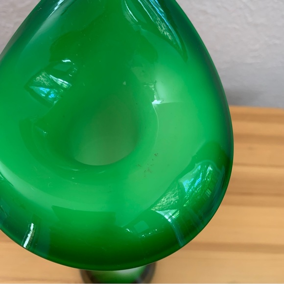 Vintage Jack In The Pulpit Tulip Vase in green - Picture 8 of 8